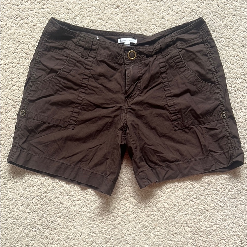 Women's Brown Casual Shorts